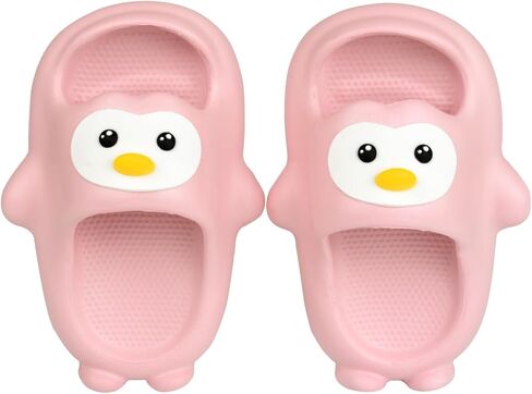 XIXITIAO Toddler Boys Girls Sandals for Kids, Summer Penguin Slides Sandals, Cute Shower Slippers Beach Shoes in Saudi Arabia