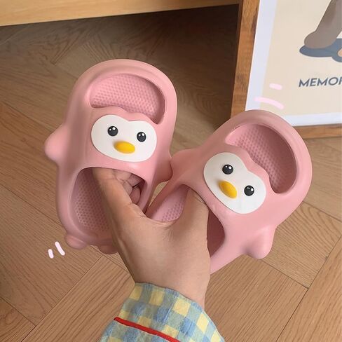 XIXITIAO Toddler Boys Girls Sandals for Kids, Summer Penguin Slides Sandals, Cute Shower Slippers Beach Shoes in Saudi Arabia