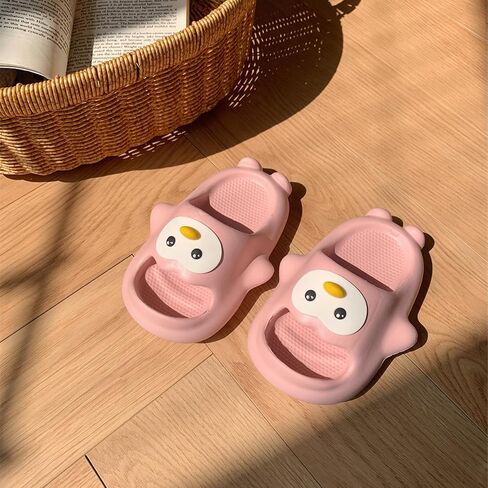 XIXITIAO Toddler Boys Girls Sandals for Kids, Summer Penguin Slides Sandals, Cute Shower Slippers Beach Shoes in Saudi Arabia