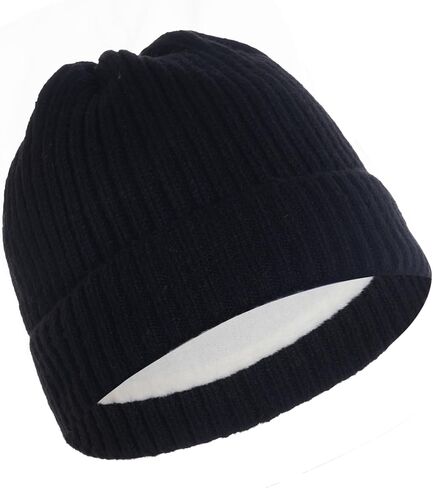 Winter Hat for Men Women Warm Beanie Knitted Warm Hat for Cold Weather Unisex Cuffed Plain Hat in Saudi Arabia
