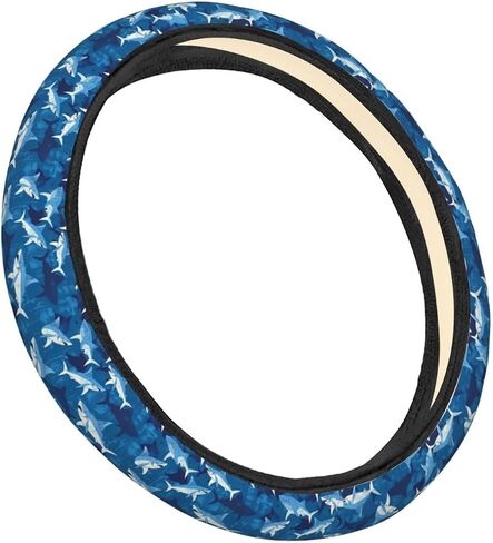 Love Fruit Strawberry Car Steering Wheel Cover Auto Steering Wheel Protector Anti-Slip Elasticity and Breathable Car Accessories Universal 15 Inch for Cars SUV Sedan Vans Trucks in Saudi Arabia