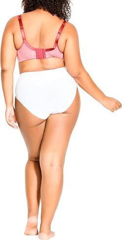 حمالة صدر نسائية مقاس كبير من Avenue محبوكة من الدانتيل باللون الأحمر in Kuwait