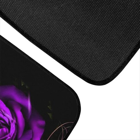 4pcs Carpets Car Floor Mat, Purple Rose Vintage Pattern Auto Interior Decorative Durable Floor Mat, All Weather Heavy Duty Non-Slip Car Floor Mats in Kuwait