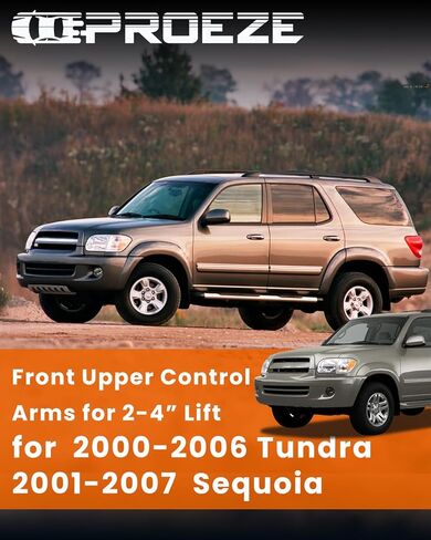 YIZBAP 2PCS Front Upper Control Arms For 2003-2023 4Runner 2007-14 FJ Cruiser with Ball Joint, 2-4" Lift Suspension Kit Adjustable tubular Control Arms, Replacement OEM Factory Suspension Arms in Kuwait