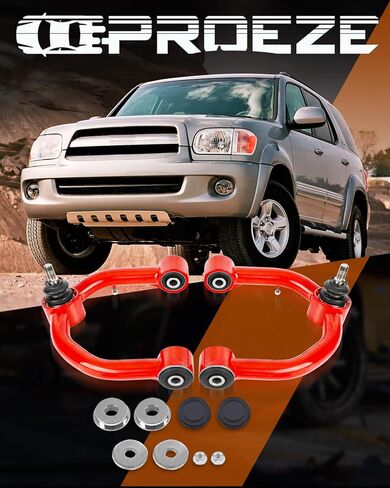 YIZBAP 2PCS Front Upper Control Arms For 2003-2023 4Runner 2007-14 FJ Cruiser with Ball Joint, 2-4" Lift Suspension Kit Adjustable tubular Control Arms, Replacement OEM Factory Suspension Arms in Kuwait