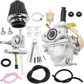 CRF50 Carburetor Carb Replacement for Honda XR50 CRF50F Z50 CRF XR 50R Z50R Z50A Carb Kit with Fuel Line Fuel Filter Air Filter