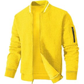 Mens Lightweight Jacket Casual Bomber Jacket Varsity Coat