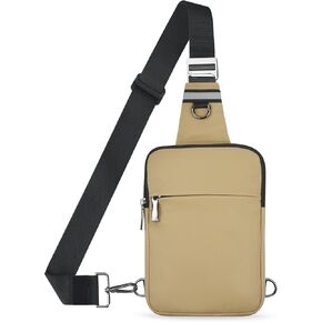 Mini Sling Bag for Women Men, Crossbody Bags Chest Bag Dual Pocket RFID Cell Phone Purse Travel Running Walking in Kuwait