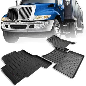 Truck Floor Mat Seat Floor Liners Compatible with International Prostar 11-17,Lonestar 11-19,LT625 18-20,RH613 2020