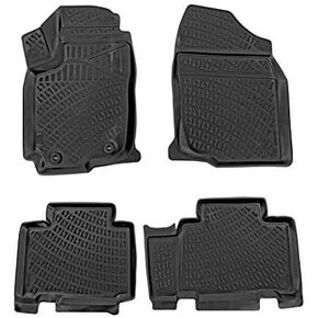 Floor Mats Front and Rear All Weather Custom Fit Floor Liner Compatible with Toyota Rav 4/2013-2018 (Does not fit Hybrid or 3rd Row Models)