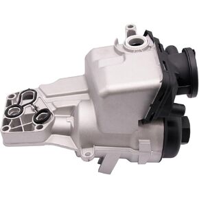 Engine Oil Filter Housing 31338685 Fit for Volvo 30 C70 S40 S60 S60L V50 V60 XC60 XC70 2.4L 2.5L,aftermarket part Replace OE 31338684, 30788494, 30684381