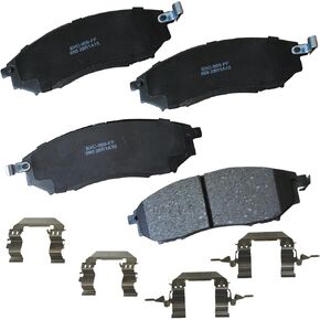 Bendix Premium SBC888 Ceramic Front Brake Pads for Select Models INFINITI EX35,EX37,FX35,FX37,FX45,G25,G35,G37,M35,M35h,M37,M45,M56,Q40,Q45,Q70,Nissan,Murano,Pathfinder,Renault Koleos,Safrane