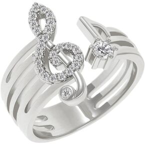 Caiyao Music Note ring for Women Girls Musical Note Adjustable Rings rings Lover Musican Gifts in Kuwait