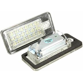 [LED License Plate Lights Compatible for 2000s Edition A3 S3 A4 S4 A6 S6 A8 S8 Q7 RS4 RS6 Pack of 2 6500K Error Free 8E0807430A 8E0807430B 8E0943021B 8E0943025B