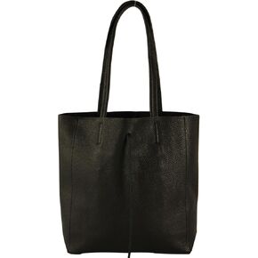 T253 - Leather Tote Bag for Women, With Inner Pocket