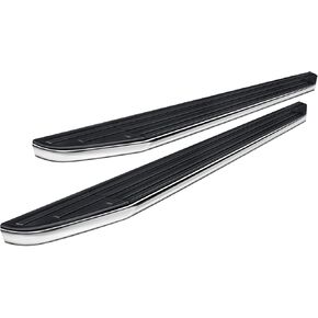 Black Horse Off Road Black Aluminum Premium Running Boards Compatible with 2020-2022-Ford Explorer / 2020-2022 Lincoln Aviator