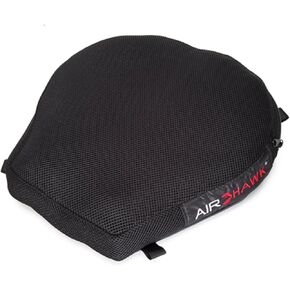 Airhawk 14" x 14" Cruiser Medium Motorcycle Seat Cushion with Mesh Cover - Lightweight Portable Inflatable Multi-Cell Air Pad, Cruiser Straps Included