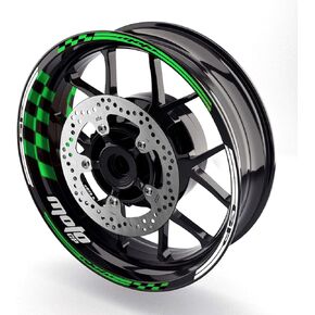 Rim Wheel Decal Stickers 17 inch Rim Tape AA02 Compatible with GSX-R 600 750 1000 1300 B-King KATANA SV 650 1000 SV650X SV650 VSTROM 250 400 650 1000 (Blue)
