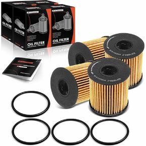 A-Premium 4-PC 10K Miles Protection Oil Filter Compatible with Mini Cooper 2007-2015, Cooper Countryman 2011-2016, Cooper Paceman 2013-2016 & Metropolitan Series B 1956-1957, Replace# C2S29685