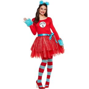 Spirit Halloween Adult Thing Dr. Seuss Tutu Dress Costume