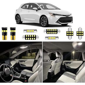 12pcs Q50 Interior LED Lights Replacement for 2014 2015 2016 2017 2018 2019 2020 Infiniti Q50 6000K Super Bright White interior LED bulbs package + Installation Tool