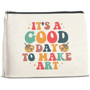Sewing Gifts Makeup Bag, Hostess Gifts for Women Mom Grandma Birthday Christmas Gift Ideas for Quilters Sewing Lovers Cosmetic Bag with Zipper Travel Toiletry Bag Makeup Pouch for Purse