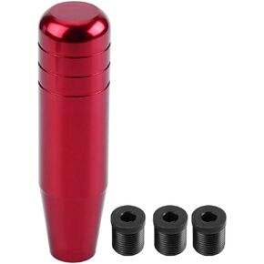 Car Gear Shift Knob Universal Aluminum Alloy Car Manual Gear Shift Knob Handle Shifter Lever 13cm(red) for gear knob gear knob m10x1.25 led gear knob shifter knob for g920 gear knob 5 speed b g29 shif