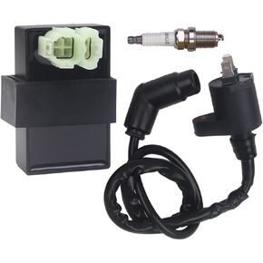 New Ignition Coil CDI Spark Plug Compatible With Honda Sportrax 300 TRX300EX 2x4 1993-2006 Replace 30410-Hm3-003