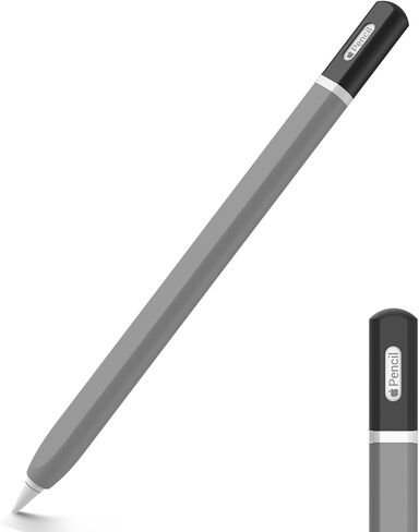 Apple Pencil 2nd Generation case, Silicone Apple Pencil 2 Sleeve Classic Pencil Design Cover Perfect Grip Skin Compatible with Apple Pencil 2nd Generation（Yellow） in Saudi Arabia