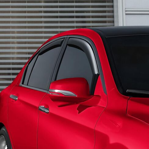 Voron Glass in-Channel Extra Durable Rain Guards for Nissan Pathfinder 2022-2024, Window Deflectors, Vent Window Visors, 4 Pieces - 200722 in Saudi Arabia