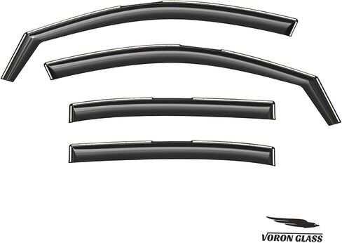 Voron Glass in-Channel Extra Durable Rain Guards for Nissan Pathfinder 2022-2024, Window Deflectors, Vent Window Visors, 4 Pieces - 200722 in Saudi Arabia