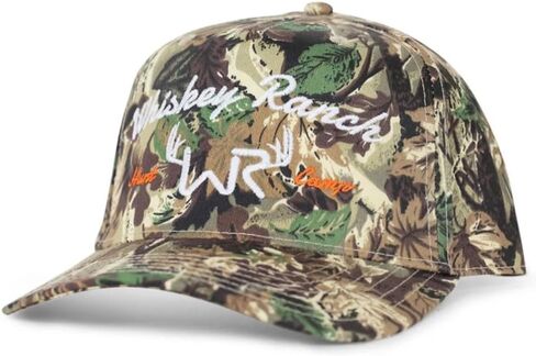 WHISKEY BENT HAT CO. Whiskey Ranch Deer Camp 5-Panel Adjustable Snapback Hat in Saudi Arabia