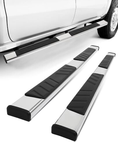 لوحات تشغيل OCPTY مقاس 5 بوصات، قضبان Nerf متوافقة مع 2009-2022 لسيارة Dodge for Ram 1500 2500 3500 Crew Cab in Saudi Arabia