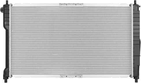 مشعاع ألومنيوم بنمط المصنع OEM-RA-2556 من DNA Motoring متوافق مع 02-08 Audi A4، 24-13/16 بوصة عرض × 16-1/16 بوصة ارتفاع × 1 بوصة عمق، مدخل 1-1/4 بوصة، 1-1/4 " مَنفَذ in Saudi Arabia