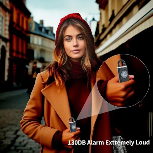Rechargeable Personal Safety Alarm Keychain for Women,Self Defense Keychain Alarm with Strobe Light and 130dB Siren Help Women,Men,Elderly, Emergency Security Whistle Alert (Blue) in Saudi Arabia
