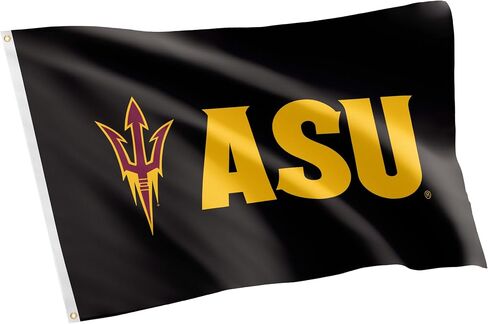Desert Cactus Arizona State University Flag Sun Devils ASU Flag Banners 100% Polyester Indoor Outdoor 3x5 feet Flags (Style 4) in Saudi Arabia