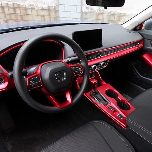 Gear Shift Lever Knob Shifter Head Cover Compatible with Honda Civic 11th 2022~2024 for Honda CR-V HR-V 2023 2024 for Honda Accord 2018-2024 Black in Kuwait