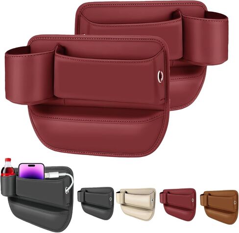 Cup Holder Gap Filler, Car Gap Filler Organizer, Car Gap Filler, Gap Filler Organizer, Car Gap Holder, Suitable Most Vehicles (Driver Seat - Black) in Kuwait