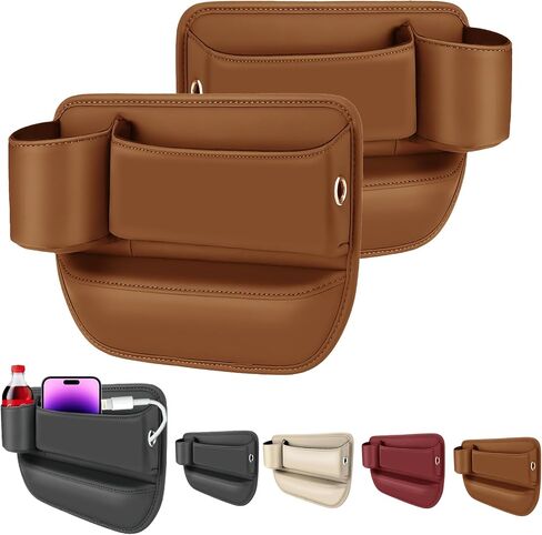 Cup Holder Gap Filler, Car Gap Filler Organizer, Car Gap Filler, Gap Filler Organizer, Car Gap Holder, Suitable Most Vehicles (Driver Seat - Black) in Kuwait