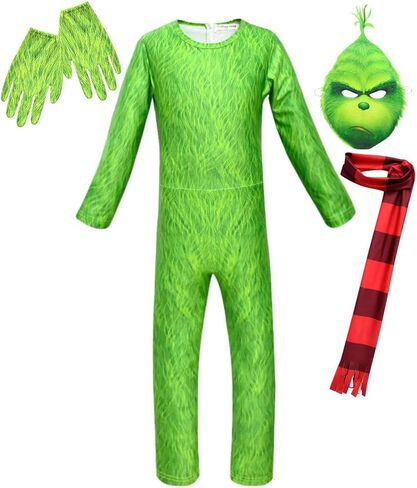 Halloween Monster Jumpsuit Costume, Santa Costume Christmas Party Dress Up Costumes in Saudi Arabia