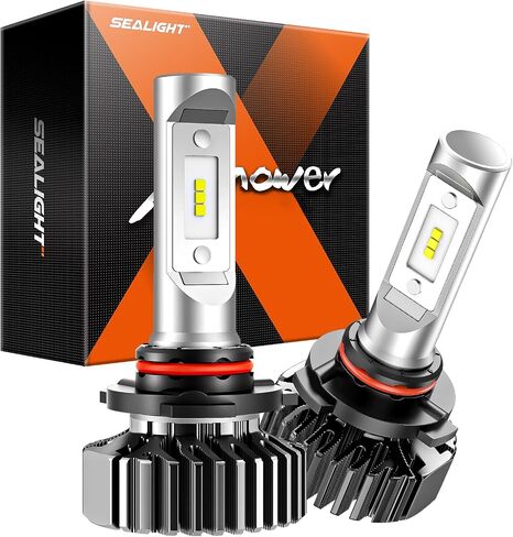 SEALIGHT H9/H11/H8 Light أو H11 Fog، مصابيح H11 سطوع 24000LM، ضوء H11 أبيض 6000K، توصيل وتشغيل ضوء الضباب، حزمة من 2 in Kuwait
