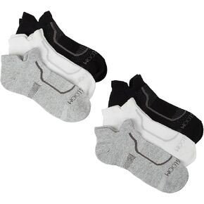 Fruit of the Loom Womens 6-pk. No Show Tab Sport Socks 1 Black multi