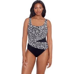 Longitude Women's Swimwear Wrap Sash Tank Soft Cup One Piece Swimsuit in Saudi Arabia