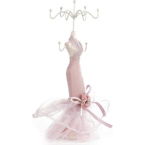 سلمو مجوهرات عرض موقف فستان الأميرة قلادة مجوهرات حامل حامل سيدة نموذج فستان أحذية عالية الكعب القرط قلادة خاتم حامل المجوهرات حامل العرض (رف الحديد) in Kuwait