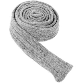 Holibanna Robe Belt Replacement Soft Flannel Hotel Bathrobe Belt Grey Waistband Pajamas Bathrobe Tie for Women Men Bathrobe Belt Replacement