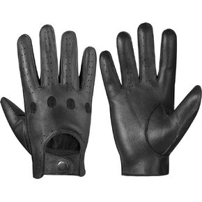 M&H Since 1978 Driving Gloves for men - Mens Leather Gloves - Car Driving Gloves - Driving Gloves