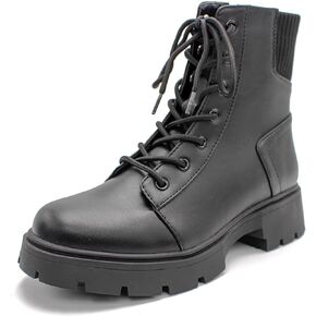 Laforst Womens Professional Nonslip Work Boots Side Zipper Combat Boots
