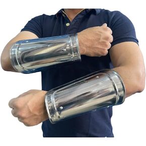 NauticalMart Steel Adam Arm Bracers Medieval Armor LARP ARM Protection Plate Armor