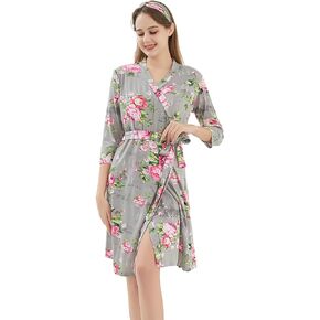 Galabloomer Maternity Robe Mommy Labor Delivery Robe Hospital Labor Delivery