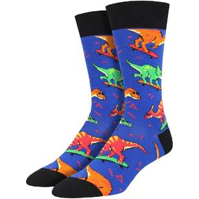 Socksmith Men's Skate Or Dinosaur